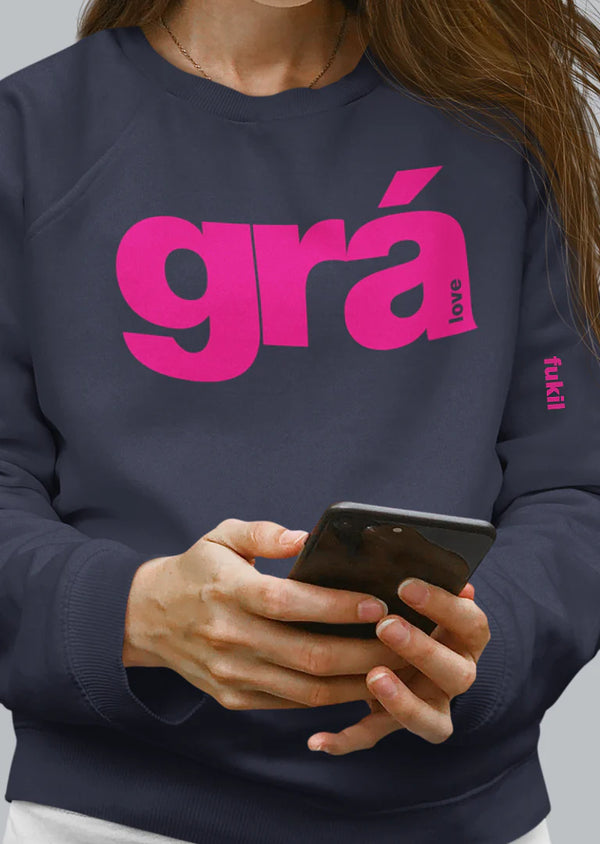 fukil grá sweatshirt