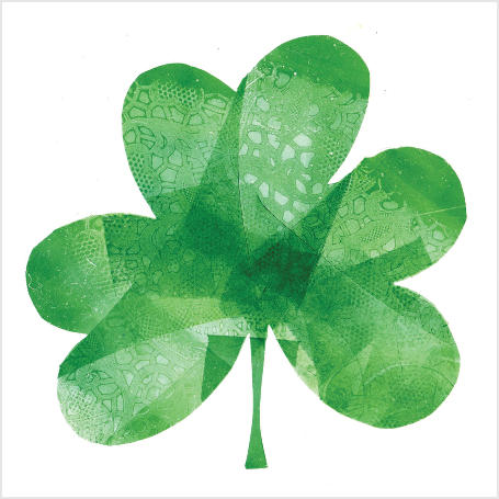 Art Cards Ireland. Tatyana Feeney 'Shamrock'