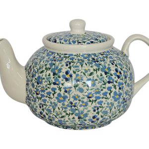 Shannonbridge Pottery Ireland. Teapot, Blue Daisy