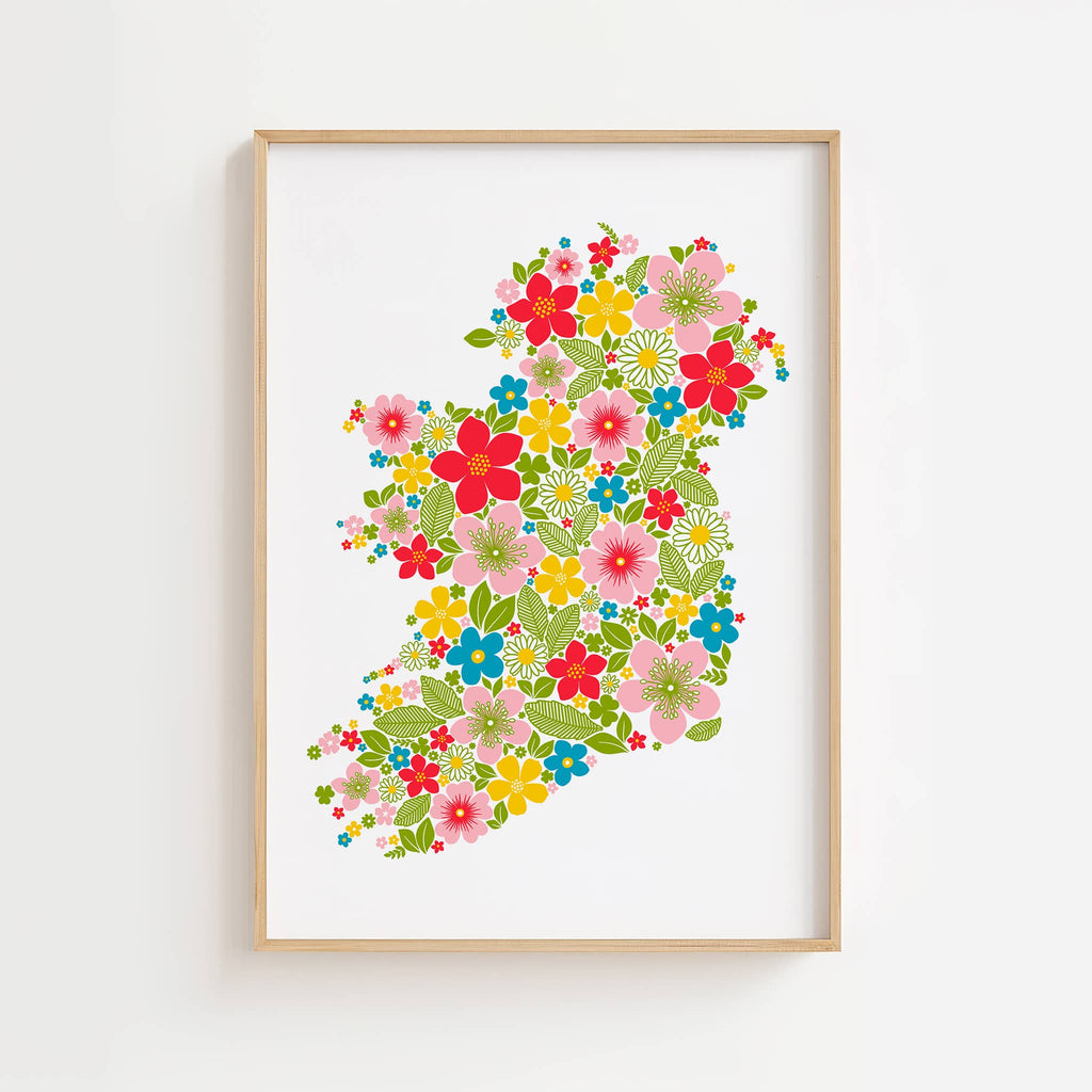 Art print | Wildflower Ireland | Floral | A4 | Screen print