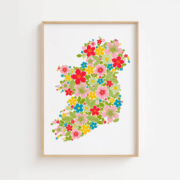Art print | Wildflower Ireland | Floral | A4 | Screen print