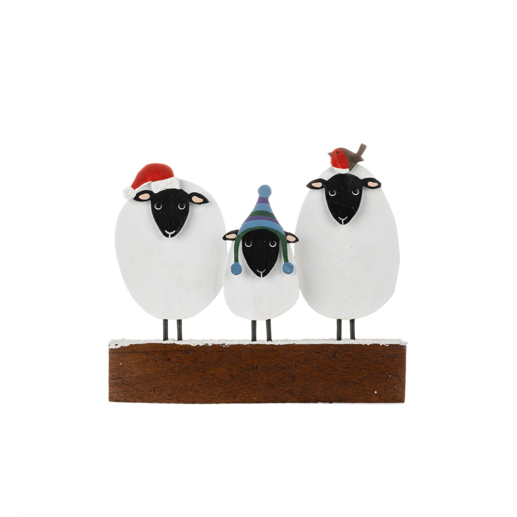 Three Christmas Sheep