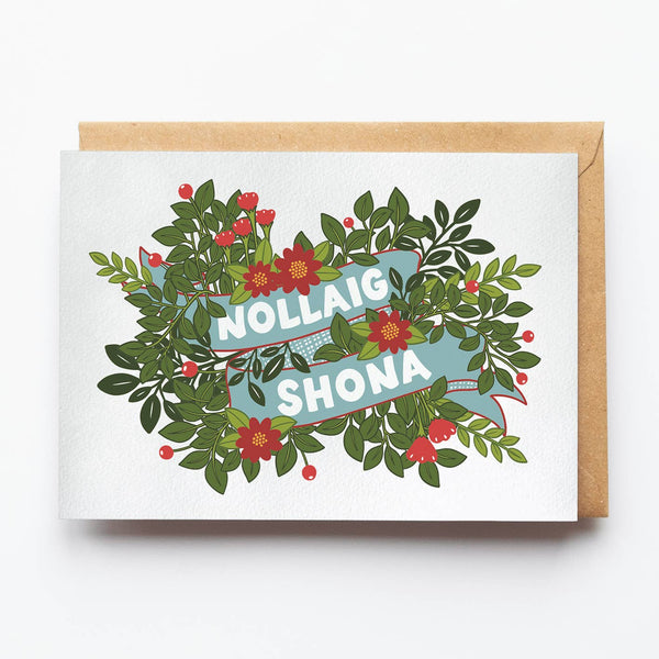 Irish Card | Nollaig Shona | A6 Christmas card