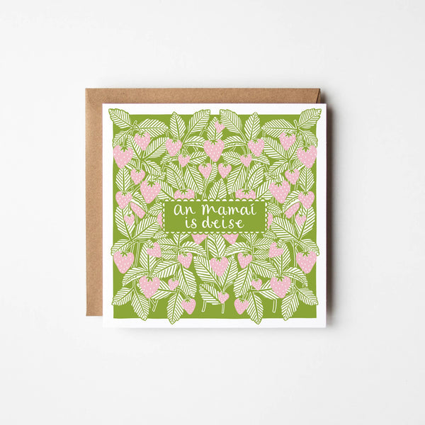 Irish greeting card | Mother's Day | An mamaí is deise 