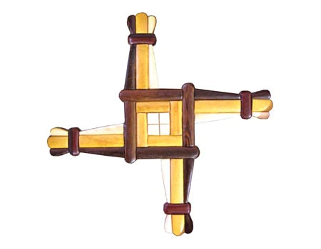 Island Craft Studios St Brigid's Cross Wall Hanging