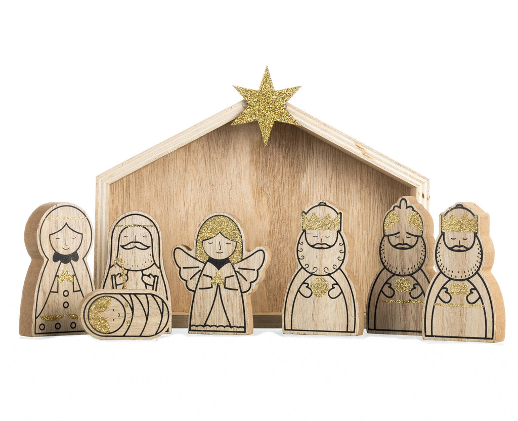 Eight Piece Nativity Set