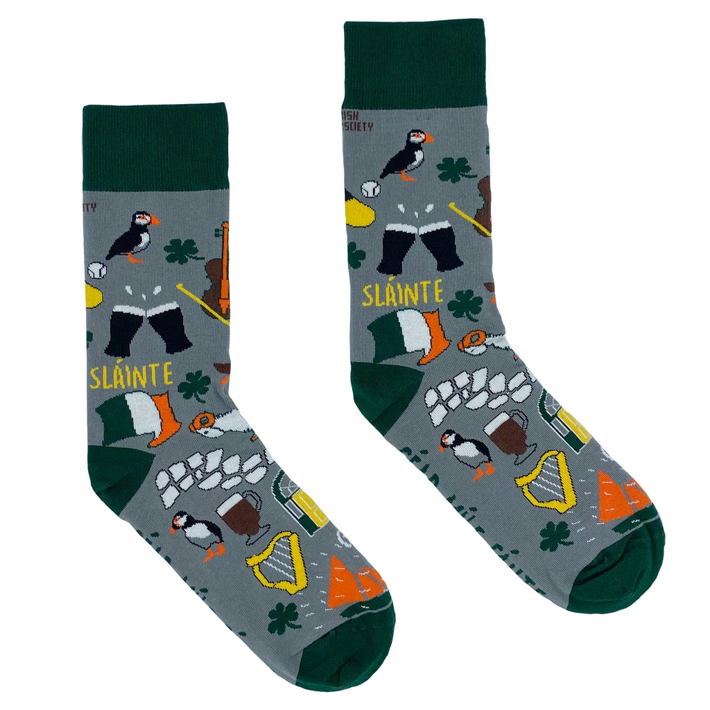 Irish socksciety Céad míle fáilte