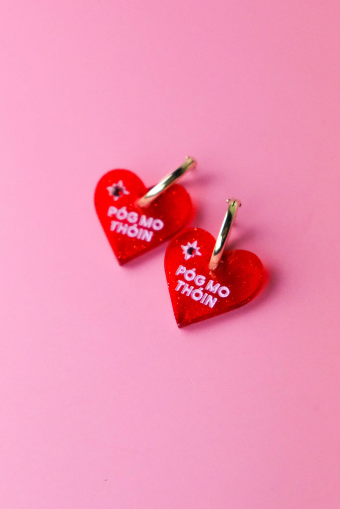 Póg Mo Thóin Hoop Earrings
