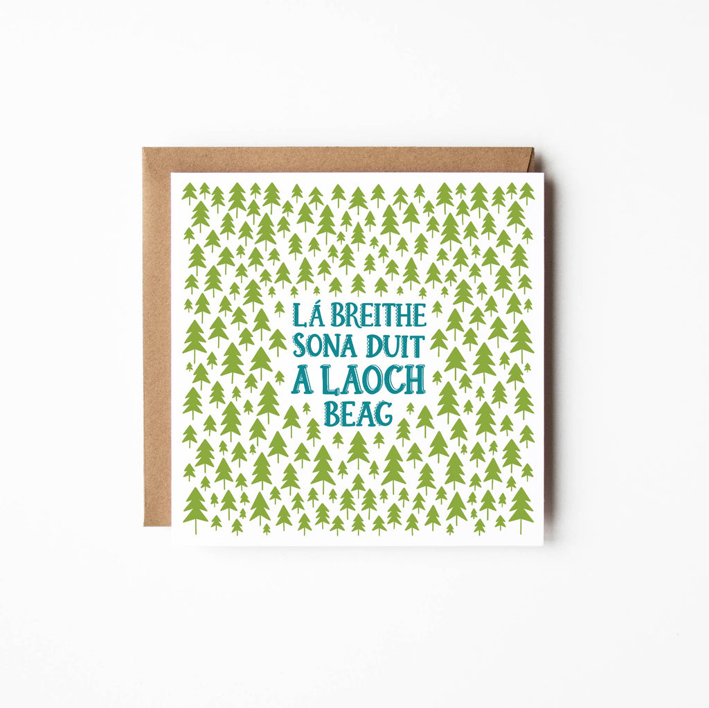 Greeting card | Irish language | Happy birthday you legend