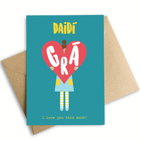 Prints Of Ireland I Love Daddy Card - Girl Card