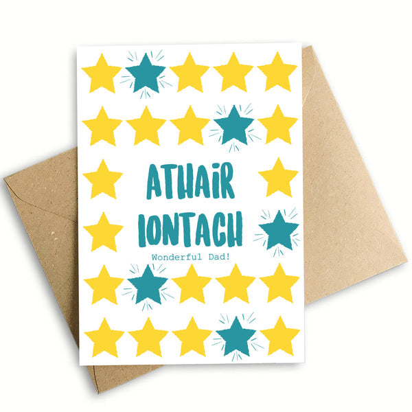 Prints Of Ireland Wonderful Dad Card
