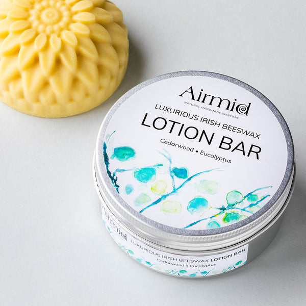Airmid Natural Handmade Soap Cedarwood & Eucalyptus Luxury Lotion Bar