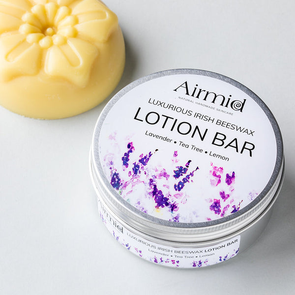 Airmid Natural Handmade Soap Lavender, Tea Tree & Lemon Luxury Lotion Bar