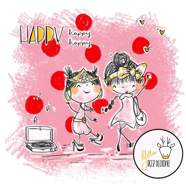 Happy Dance Birthday Card