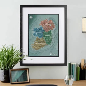 Beoigh Map Of Ireland Éire