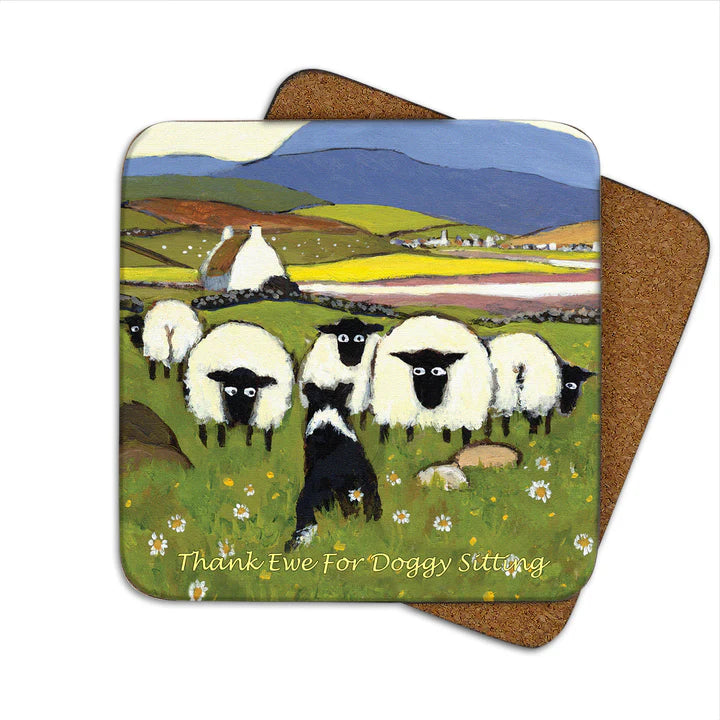 Thomas Joseph Coaster 'THANK YOU FOR DOGGY SITTING'