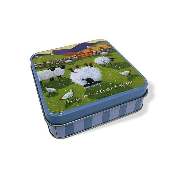 Thomas Joseph Sweet Tin - 'Time to put Ewe're feet up'