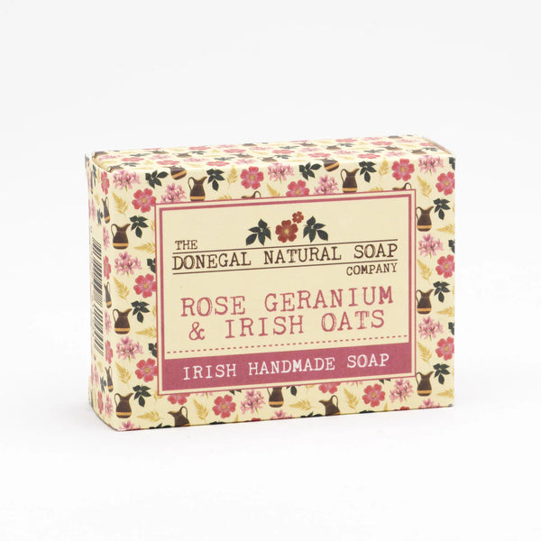 The Donegal Natural Soap Company Rose Geranium & Irish Oats Soap