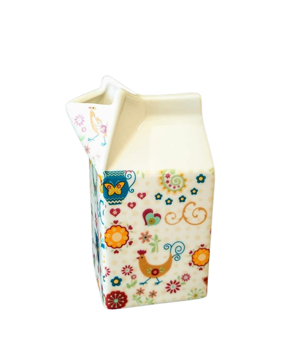 Shannonbridge Pottery Ireland Funky Hen Carton Jug