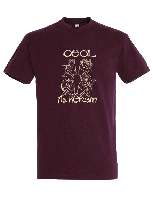 An Spailpín Fánach The Music Of Ireland Ceol Na hÉireann T-Shirt Maroon
