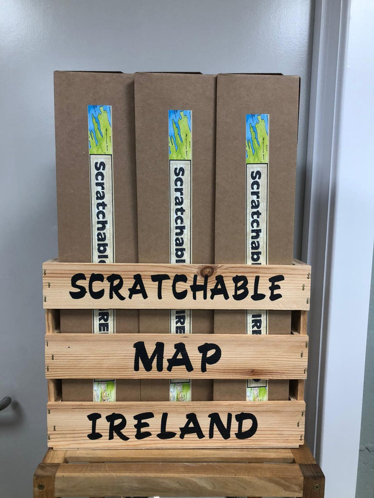 Scratchable Map Ireland – Siopa An Carn
