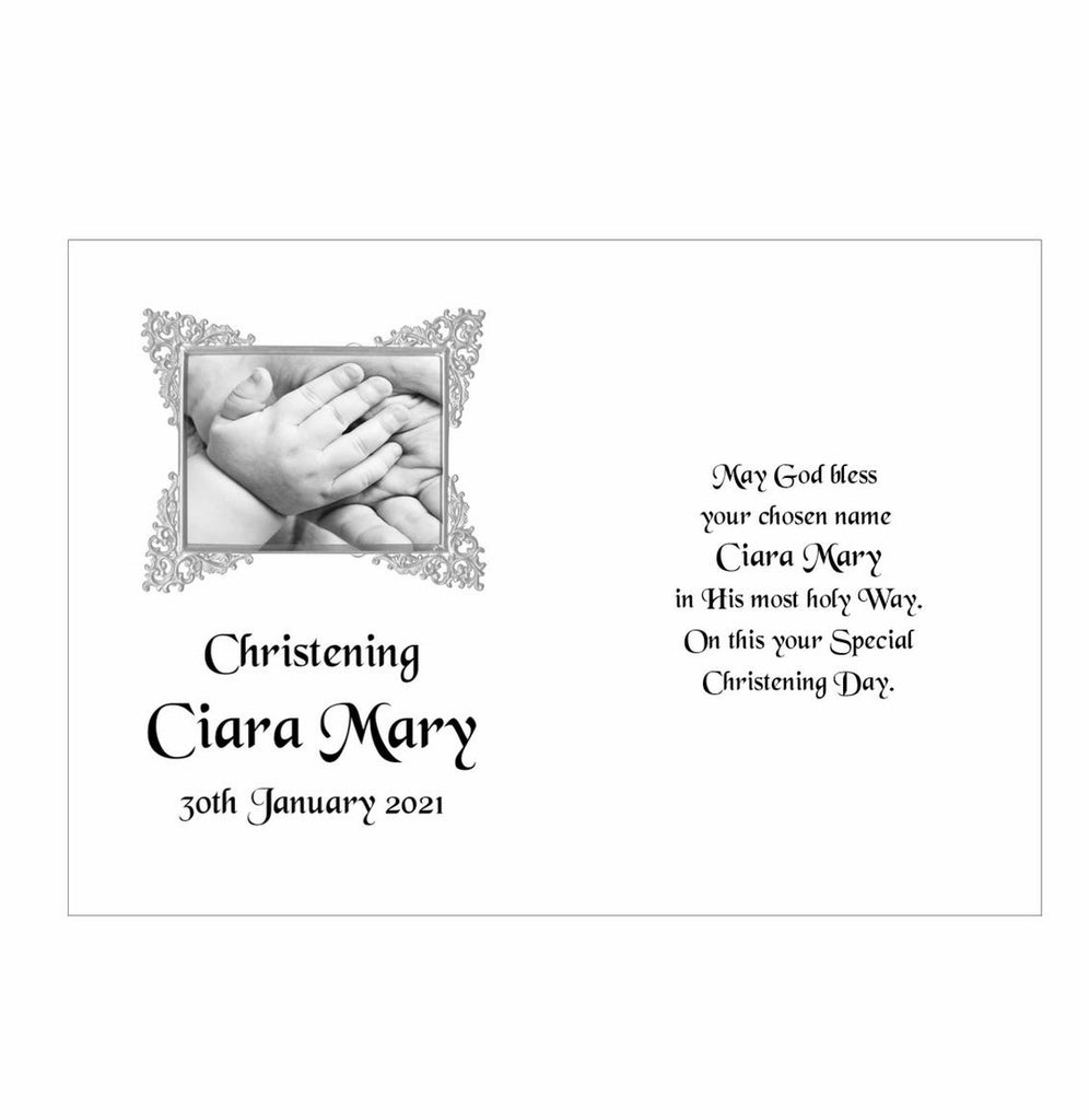 Personalised Christening Candle – Siopa An Carn, image size:996x1024