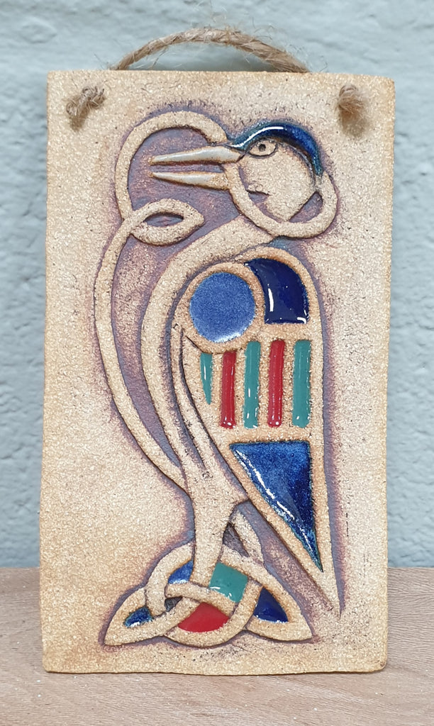 Michelle Butler Ceramics Celtic Bird Plaque
