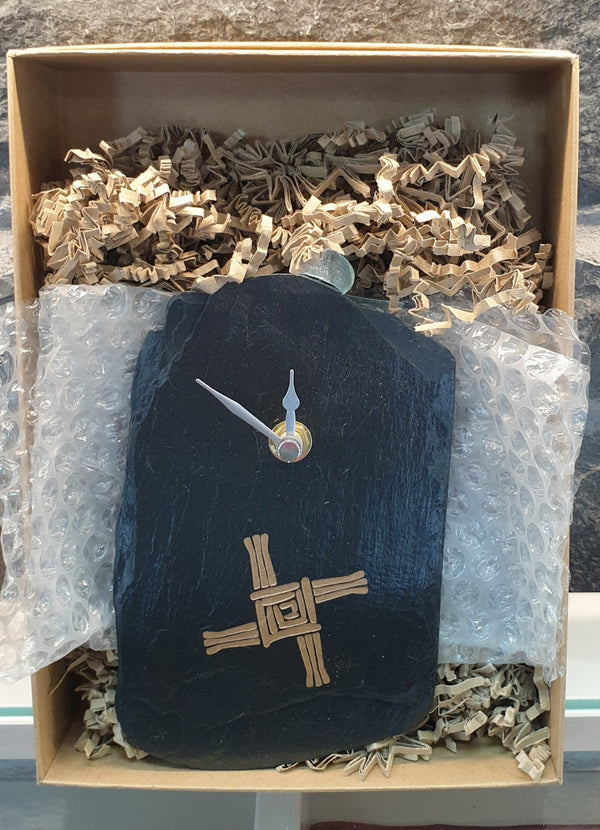 Blue House Gifts St Brigids Cross Clock