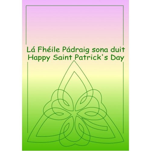 The Glen Gallery Lá Fhéile Pádraig sona duit/Happy Saint Patrick's Day Card