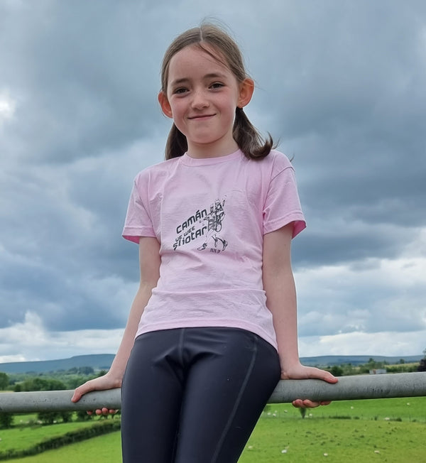 Smig Smig Camán Ye Wee Sliotar T-Shirt Pink