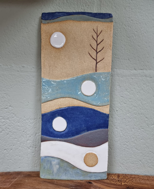 Michelle Butler Ceramics Winter Plaque Large