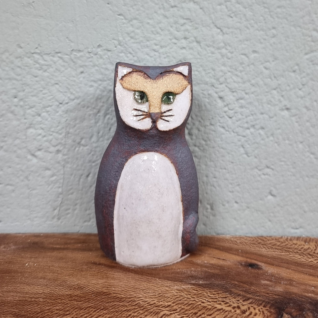 Michelle Butler Ceramic Small Cat Grey