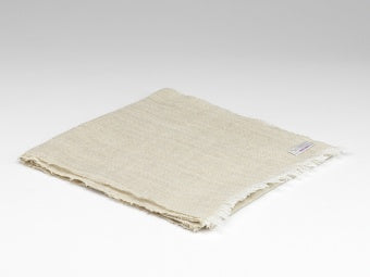McNutt Of Donegal Oatmeal Linen Scarf