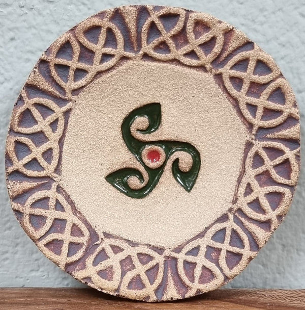 Michelle Butler Ceramics. Celtic Edged Small Dish