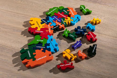 Alphabet Jigsaws Handcrafted Wooden Jigsaw Puzzle Counties Of Ireland (As Gaeilge)