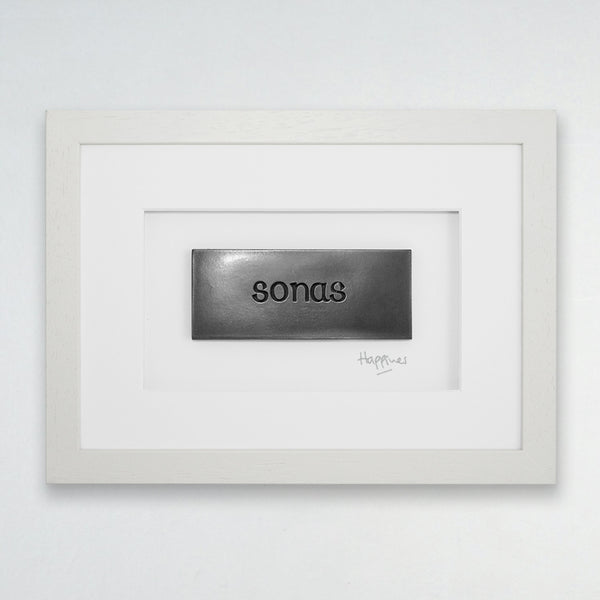 Wild Goose Scríobh Collection Sonas Happiness Cream Frame