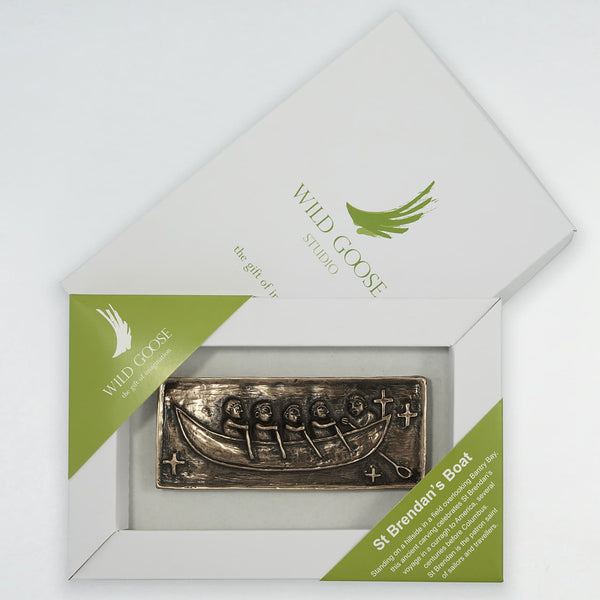 Wild Goose Studio St Brendan's Boat Plaque