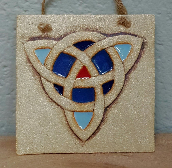 Michelle Butler Ceramics Celtic Trinity Plaque