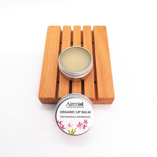 Airmid Natural Handmade Soap Organic Rose Geranium Lip Balm