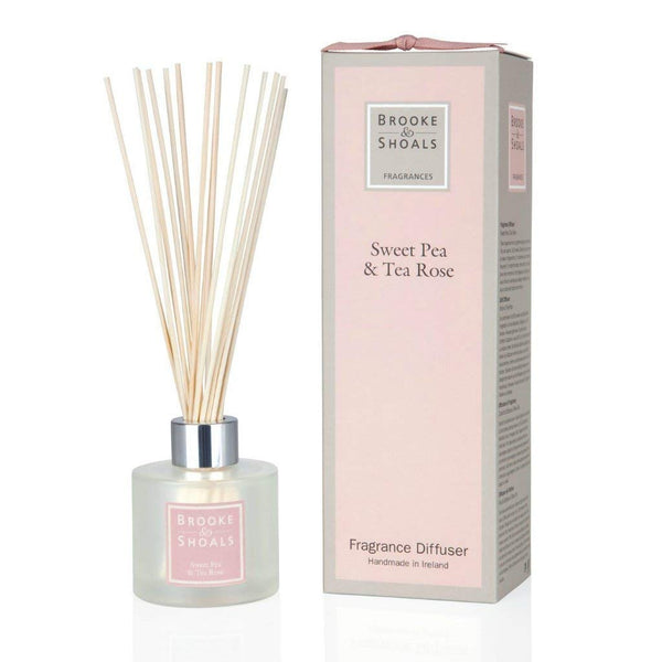 Brooke & Shoals Fragrance Diffuser Sweet Pea & Tea Rose