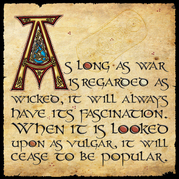 The Celtic Card Team Quotes As Long As War...