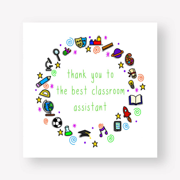 Connect The Dots Designs Thank You Very Much, Classroom Assistant