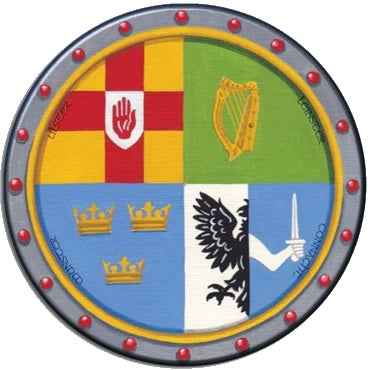 The Celtic Card Team Four Province 4 Pack Irish Coaster