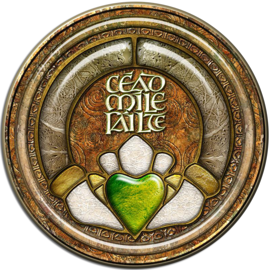 The Celtic Card Team Claddagh 4 Pack Irish Coaster