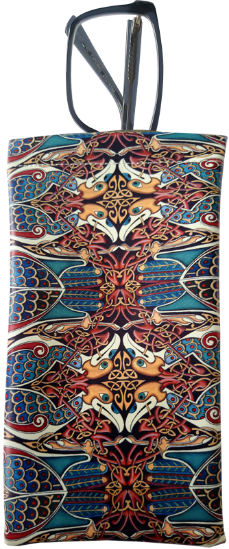 Nature's Craft Celtic Glasses Pouch Celtic Herons