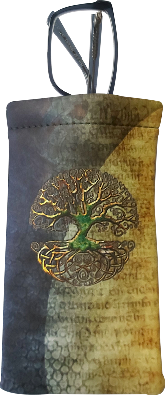 Nature's Craft Celtic Glasses Pouch Tree Of Life