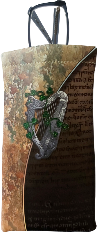 Nature's Craft Celtic Glasses Pouch Harp