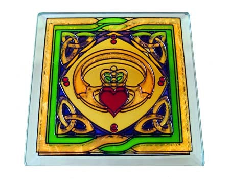 Clara Crafts Mirror Coaster Claddagh Ring
