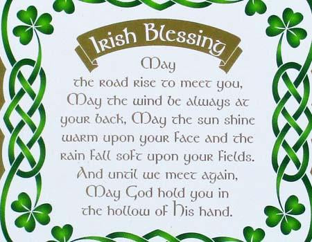 Clara Crafts Irish Blessing Coaster – Siopa An Carn