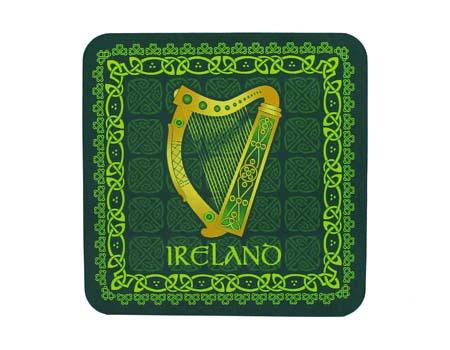 Clara Crafts Irish Harp Coaster